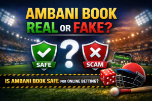 Ambani Book online gaming platform India login interface